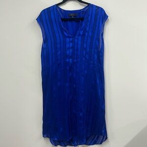 Rachel Roy blue sleeveless mini dress XL